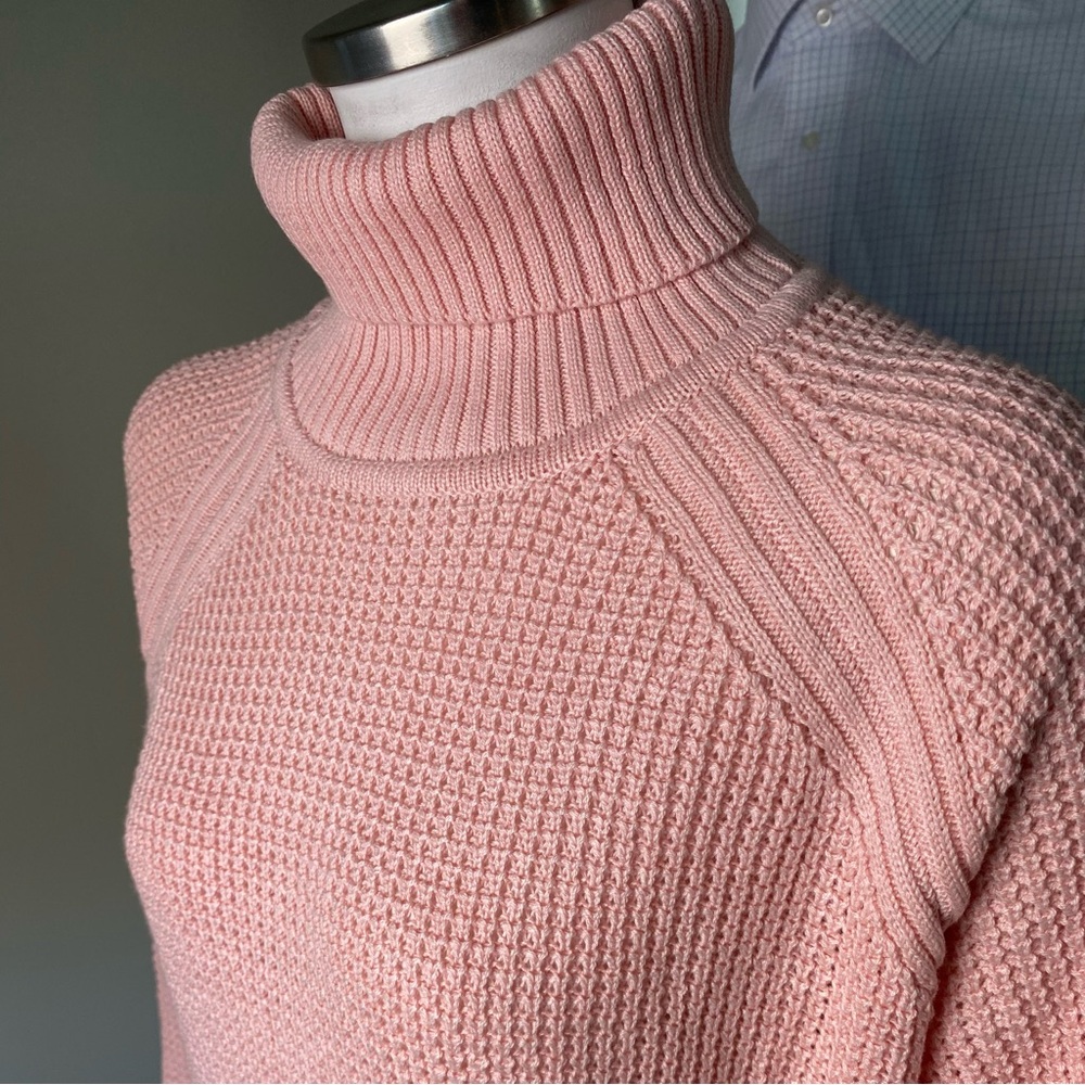 WOMEN WITHIN Pink Turtleneck Sweater, Large 18/20
